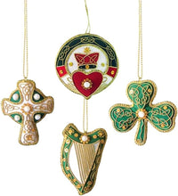 Load image into Gallery viewer, Velvet Irish Hanging Ornaments - Set of 4