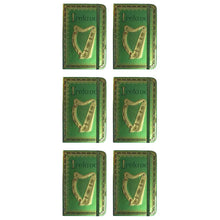 Load image into Gallery viewer, Irish Harp Green Notebook