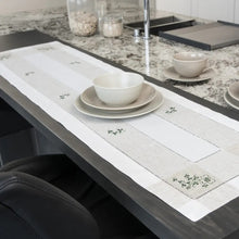 Load image into Gallery viewer, Packs of Linen Kinsale Shamrock Table Runner 14x72 Inches