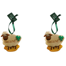 Load image into Gallery viewer, Wooden Sheep Irish Hanging Ornament