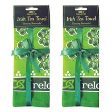 Load image into Gallery viewer, Shamrocks Irish Tea Towel