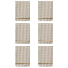 Load image into Gallery viewer, Packs of Poli-Dri Beige Cotton Tea Towel