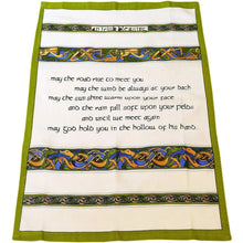 Load image into Gallery viewer, Irish Blessing &amp; Emblems of Ireland Tea Towel Set of 2