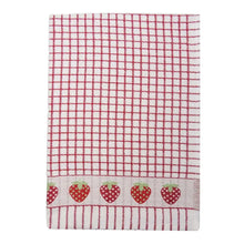 Load image into Gallery viewer, Samuel Lamont Poli Dri Jacquard Strawberry Tea Towel