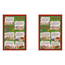 Load image into Gallery viewer, Packs of Irish Recipes Cotton Tea Towel 100% Cotton