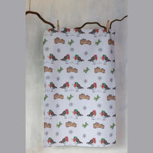 Load image into Gallery viewer, Home for Christmas Cotton Tea Towel