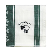 Load image into Gallery viewer, Bespoke Embroidered Waffle Towel Sheep and Ireland