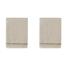 Load image into Gallery viewer, Packs of Poli-Dri Beige Cotton Tea Towel
