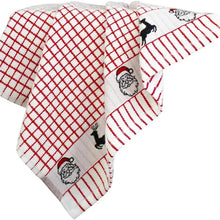 Load image into Gallery viewer, Packs of Poli-Dri Santa Cotton Tea Towel