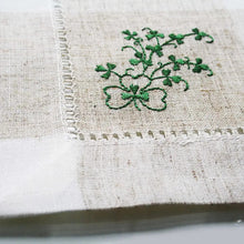 Load image into Gallery viewer, Packs of Linen Kinsale Shamrock Table Runner 14x72 Inches