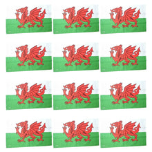 Load image into Gallery viewer, Wales Flag Tea Towel - Cotton Dragon Design