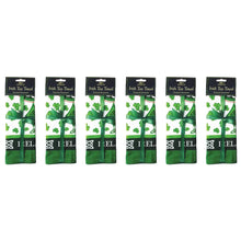 Load image into Gallery viewer, Scattered Shamrocks Irish Tea Towel