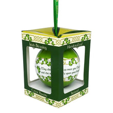 Load image into Gallery viewer, Irish Blessing Christmas Tree Bauble Ornament