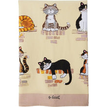 Load image into Gallery viewer, When The Cat's Away Cotton Tea Towel