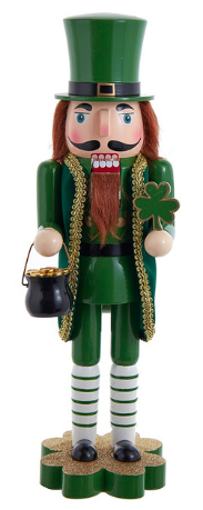 Leprechaun Soldier Nutcracker