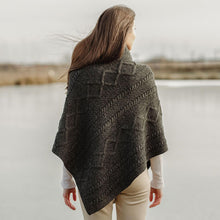 Load image into Gallery viewer, Cable Knit Cowl Neck Poncho