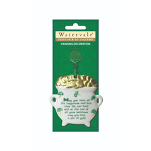 Load image into Gallery viewer, Irish Hanging Decoration - Clover &amp; Crock of Gold