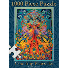 Load image into Gallery viewer, Courting Peacocks Celtic 1000-Piece Puzzle