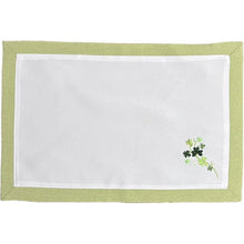 Load image into Gallery viewer, Packs of 40 Shades of Green Irish Shamrock Placemat Set