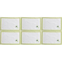 Load image into Gallery viewer, Packs of 40 Shades of Green Irish Shamrock Placemat Set
