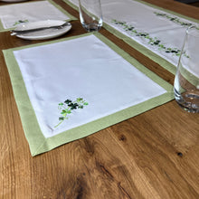Load image into Gallery viewer, Packs of 40 Shades of Green Irish Shamrock Placemat Set