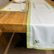Load image into Gallery viewer, Packs of 40 Shades of Green Shamrock Table Runner 14x54
