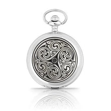 Load image into Gallery viewer, Triple Swirl Celtic Pocket Watch