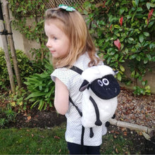 Load image into Gallery viewer, Flaherty Flock Sheep Plush Kids Backpack