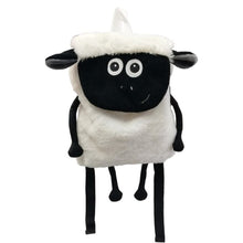 Load image into Gallery viewer, Flaherty Flock Sheep Plush Kids Backpack