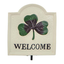 Load image into Gallery viewer, Shamrock Welcome Garden Stake