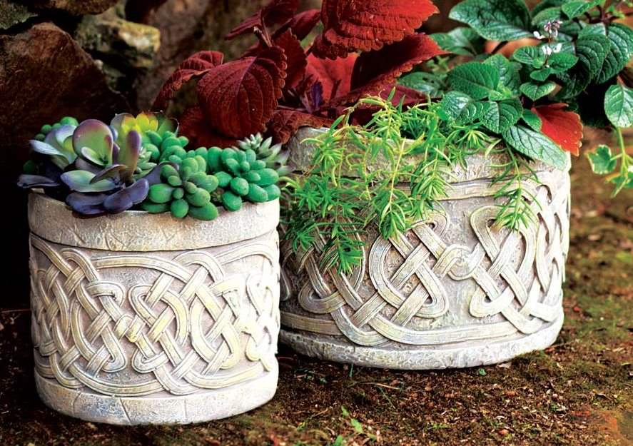 Celtic Planters (set Of Two)