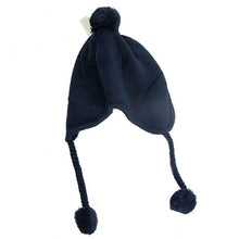 Load image into Gallery viewer, Adult Navy Braided Ski Cap