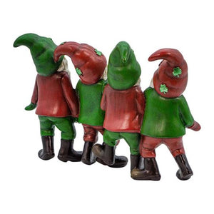 Four Happy Santa Elves