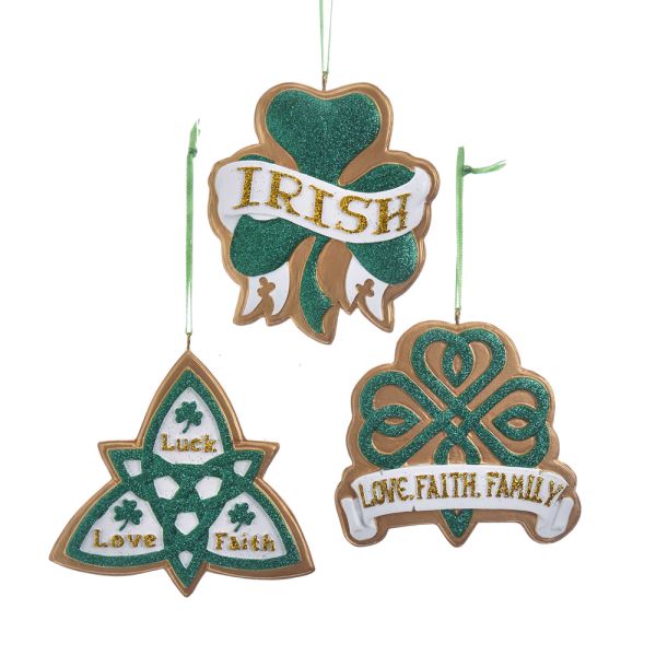 Irish Symbol Ornaments