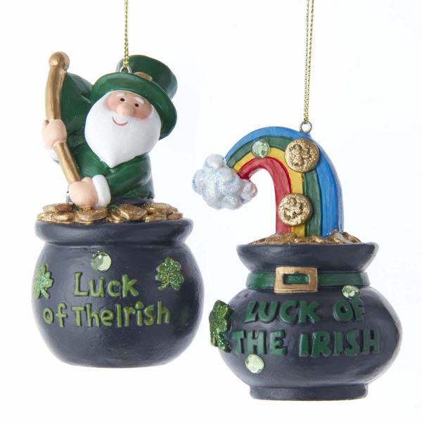 Luck Of The Irish 2 Piece Ornament Set