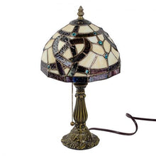 Load image into Gallery viewer, Celtic Pathways Stained Glass Lamp
