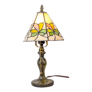 Shamrock Variegated Glass Lamp