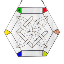 Load image into Gallery viewer, Celtic Hexagon Suncatcher