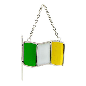Wee Set Of Irish Flags Ornaments
