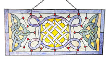 Load image into Gallery viewer, Celtic Stained Glass Window
