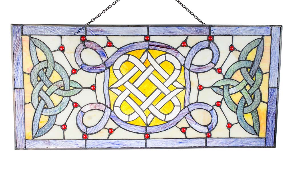 Celtic Stained Glass Window