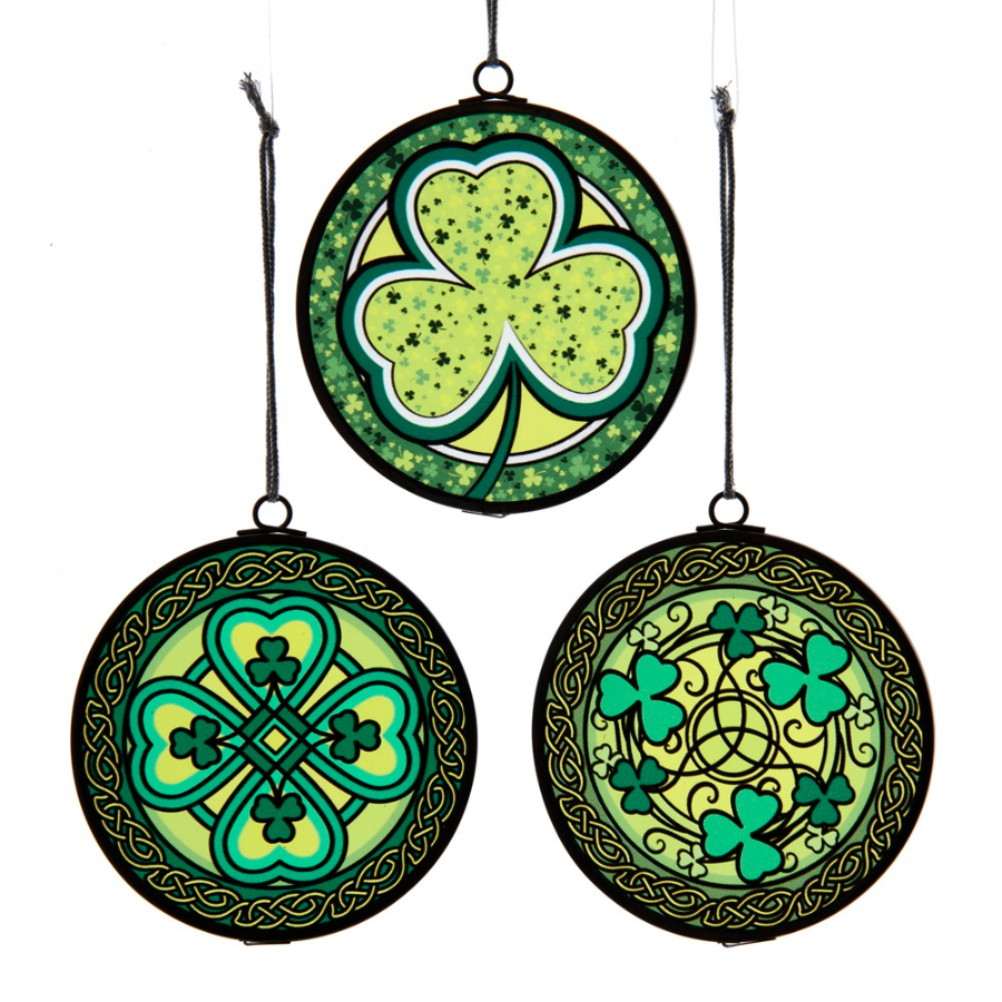 Stained Glass Ornaments Set 2